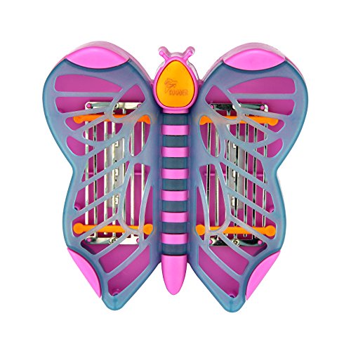 KOODER Bug ZapperElectronic Insect KillerMosquito Killer mosquito killer lampEliminates all Flying PestsButterfly Styleï¼Can be used as a night lamp too bluepink